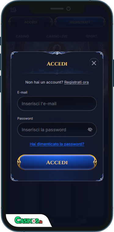 Cazeus Casino Accesso