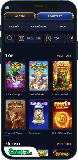 Cazeus Casino app mobile