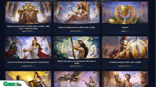 Cazeus Casino bonus