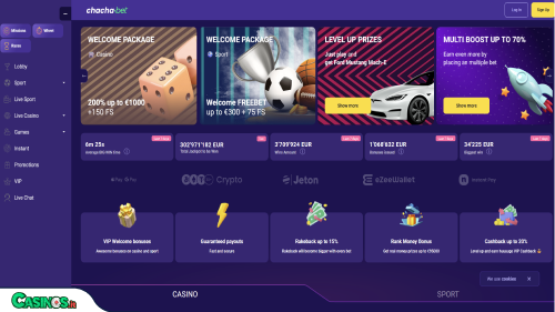 ChachaBet Casino breve recensione