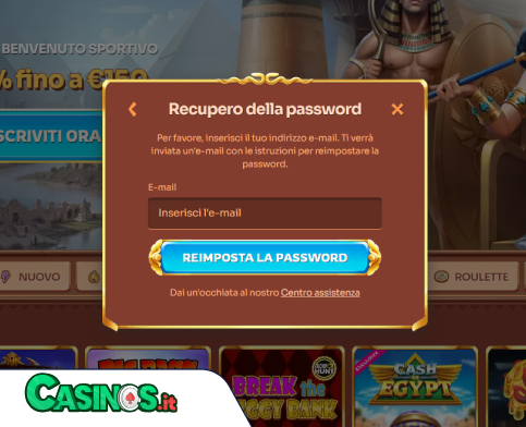 Cleobetra Casino problema di accesso