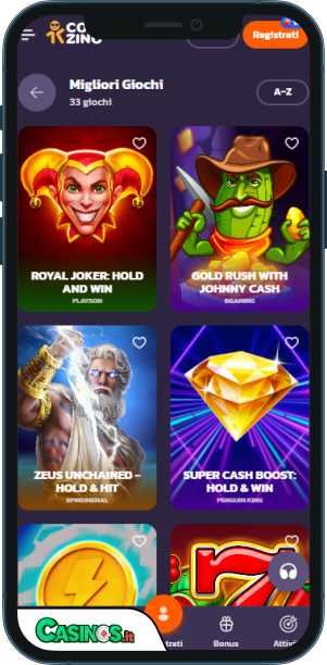 Coolzino Casino app mobile
