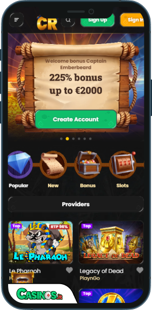 Corsaza Casino app mobile