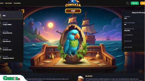 Corsaza Casino vip