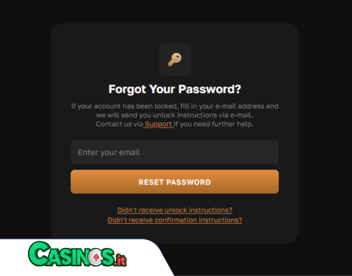 CrownGold Casino problema di accesso