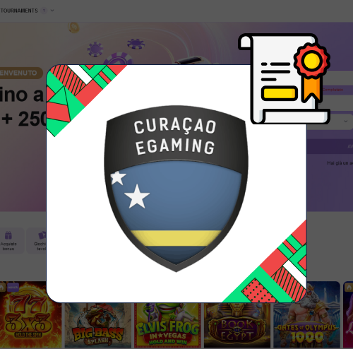 CrownSlots Casino licenza