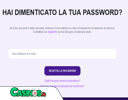 CrownSlots Casino problema di accesso