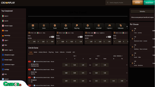 Crownplay Casino Sport