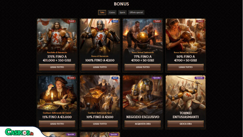 Crusado Casino Bonus