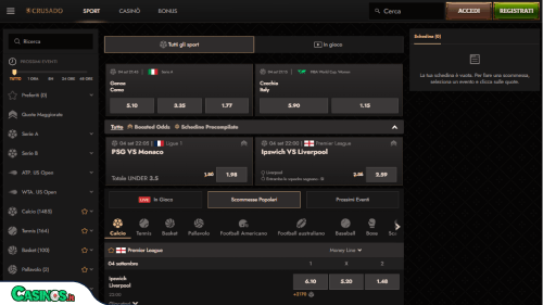 Crusado Casino Sport