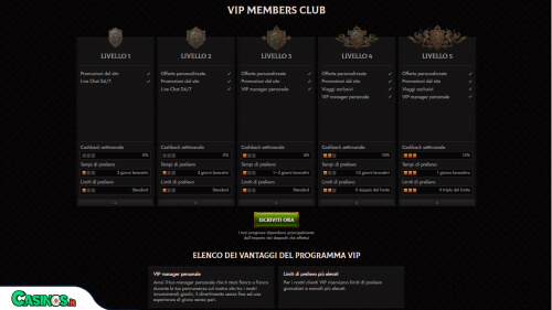 Crusado Casino vip