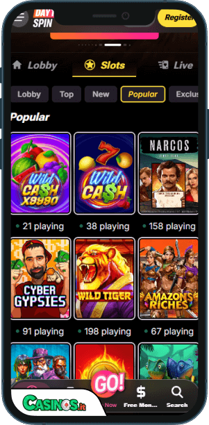 DaytonaSpin Casino app mobile