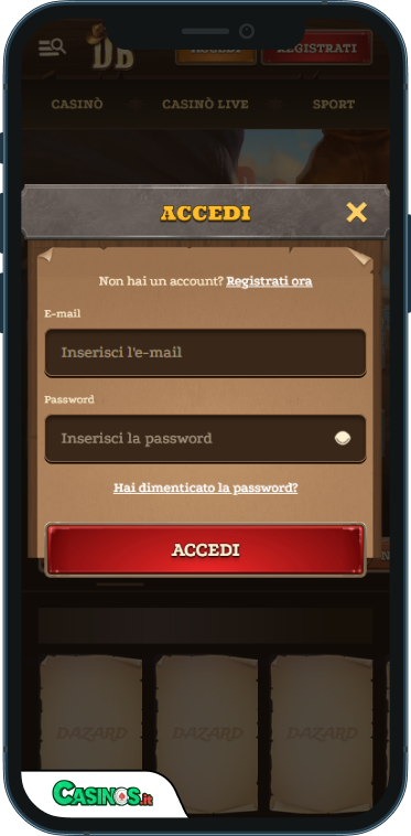 Dazardbet Casino Accesso