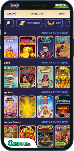 Diva Spin Casino app mobile