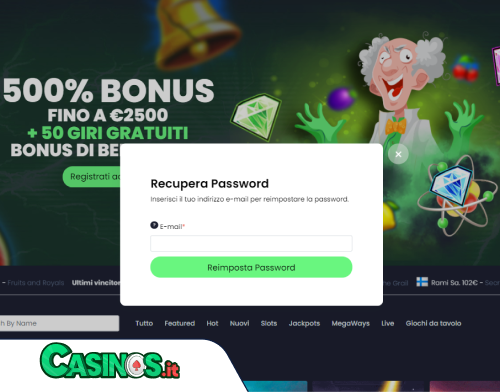 Doctor Spins Casino problema di accesso