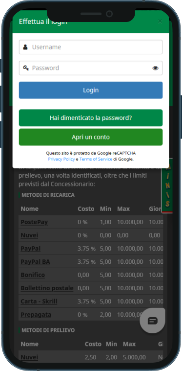 Donni Casino Accesso