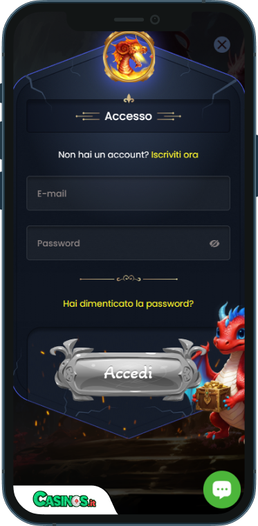 DragonSlots Casino Accesso