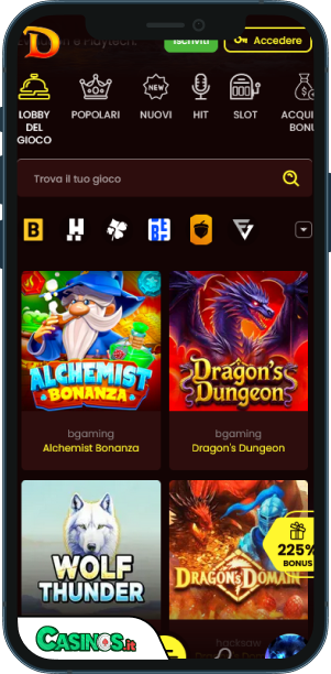 DragonSlots Casino app mobile