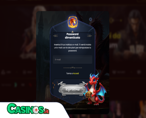 DragonSlots Casino problema di accesso