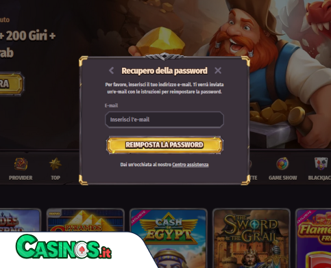 Dragonia Casino problema di accesso