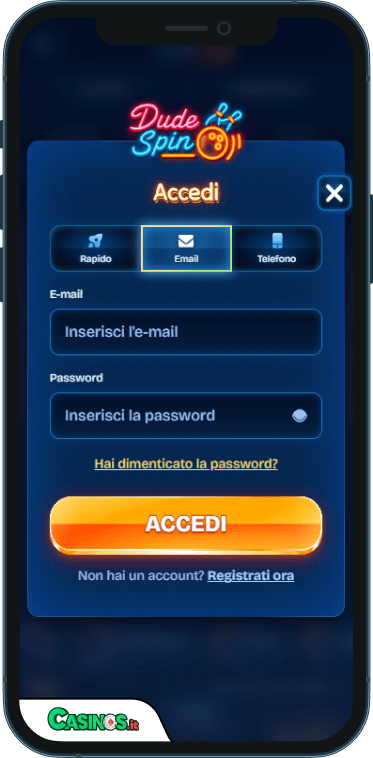Dudespin Casino Accesso