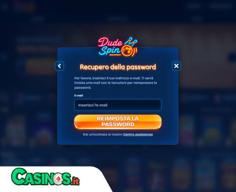 Dudespin Casino problema di accesso