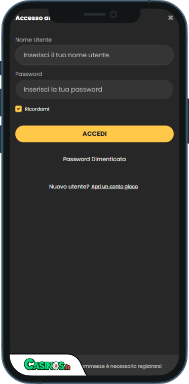 EmirBet Casino Accesso