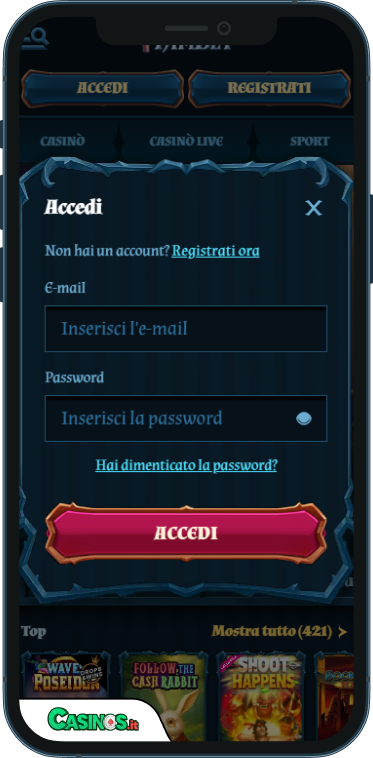 FamBet Casino Accesso