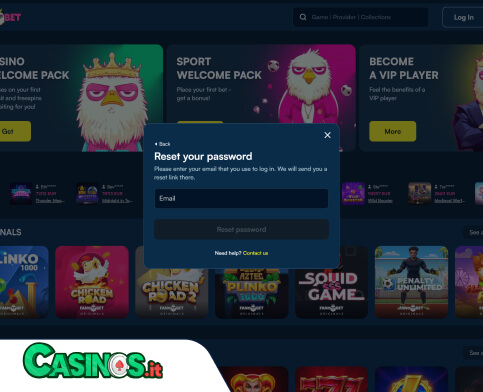 Fano Bet Casino problema di accesso