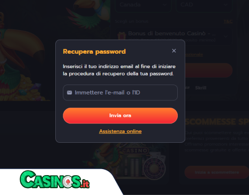 Flappy Casino problema di accesso