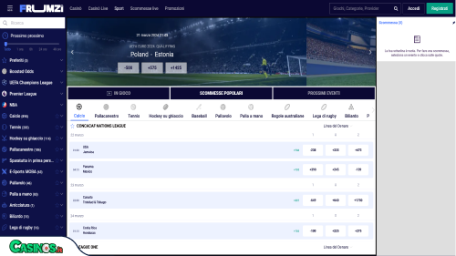 Frumzi Casino Sport