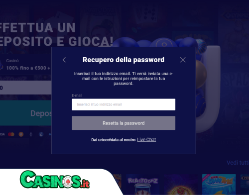 Frumzi Casino problema di accesso