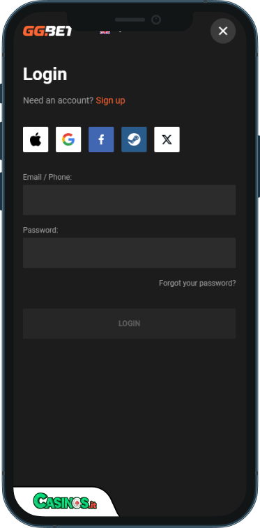 GGBet Casino Accesso