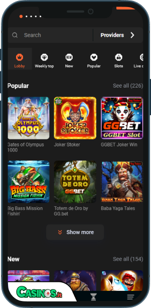 GGBet Casino app mobile