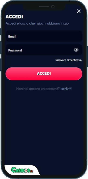 Gambiva Casino Accesso