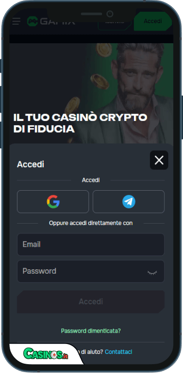 Gamix Casino Accesso