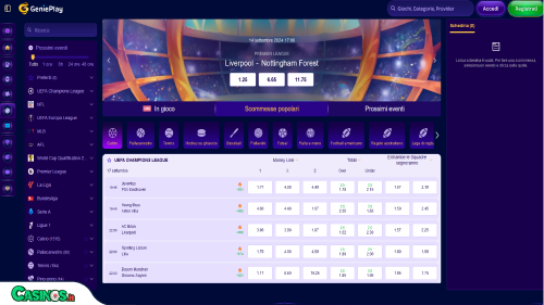 GeniePlay Casino Sport