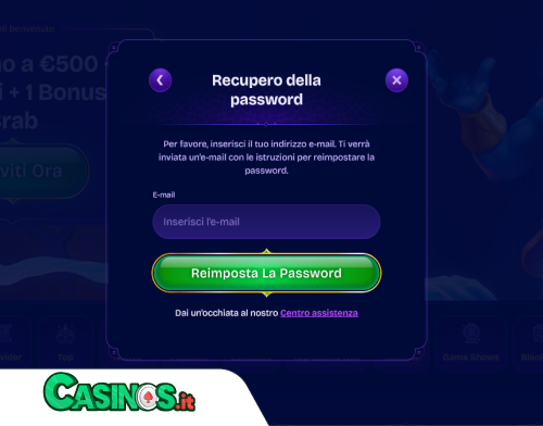 GeniePlay Casino problema di accesso