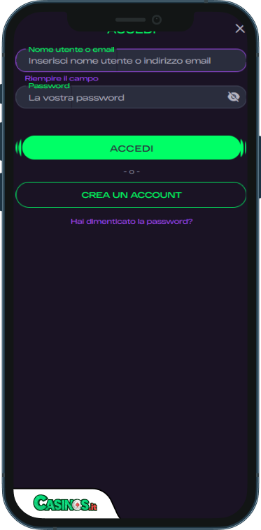 GlitchSpin Casino Accesso