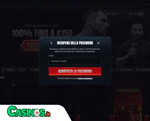 Glorion Casino problema di accesso