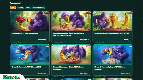 GoKong Casino Bonus