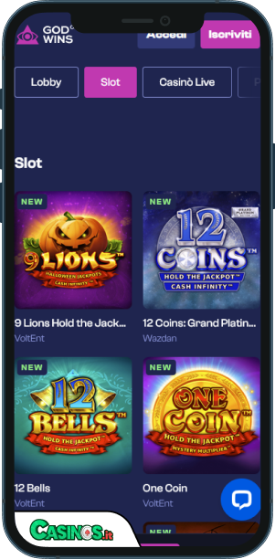 God Of Wins Casino app mobile