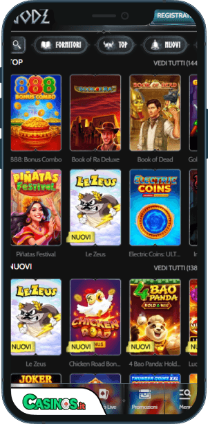 Godz Casino app mobile