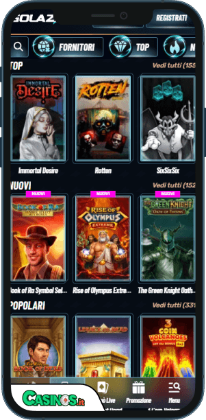 Golazzo Casino app mobile