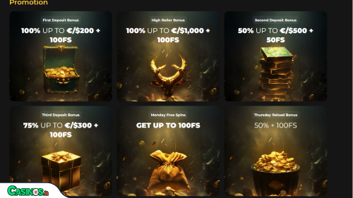 Gold Horns Casino Bonus