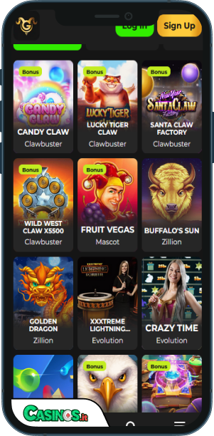 Gold Horns Casino app mobile