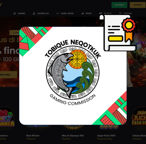 GoldenPlay Casino licenza