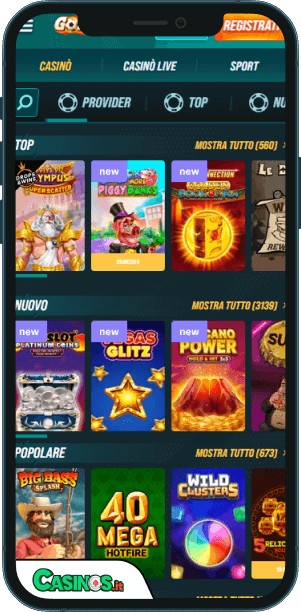 Golisimo Casino app mobile