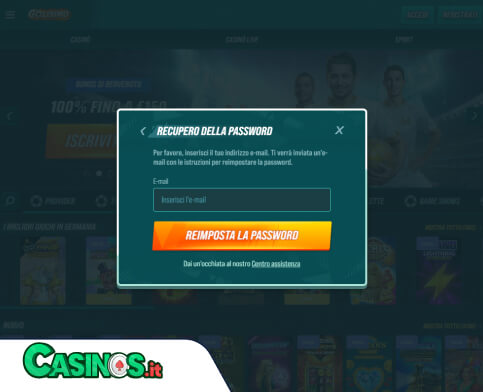 Golisimo Casino problema di accesso