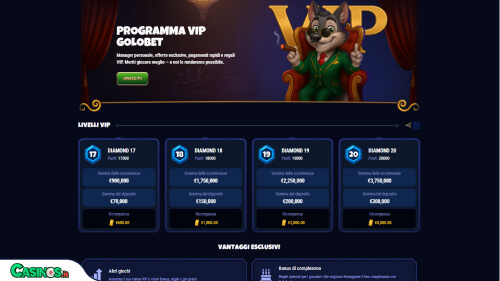 Golobet Casino vip